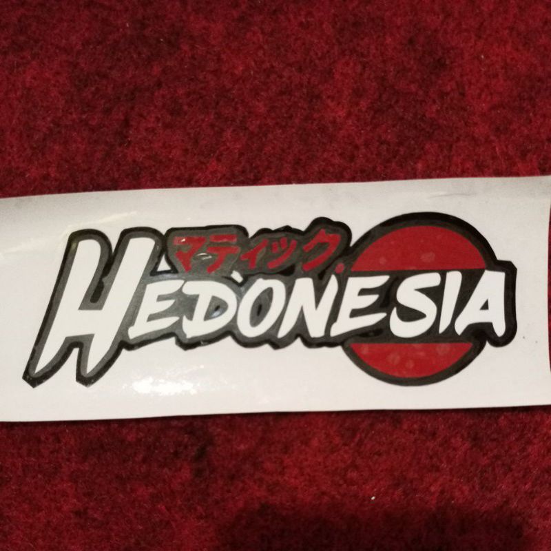 Sticker cutting hedonesia x japan