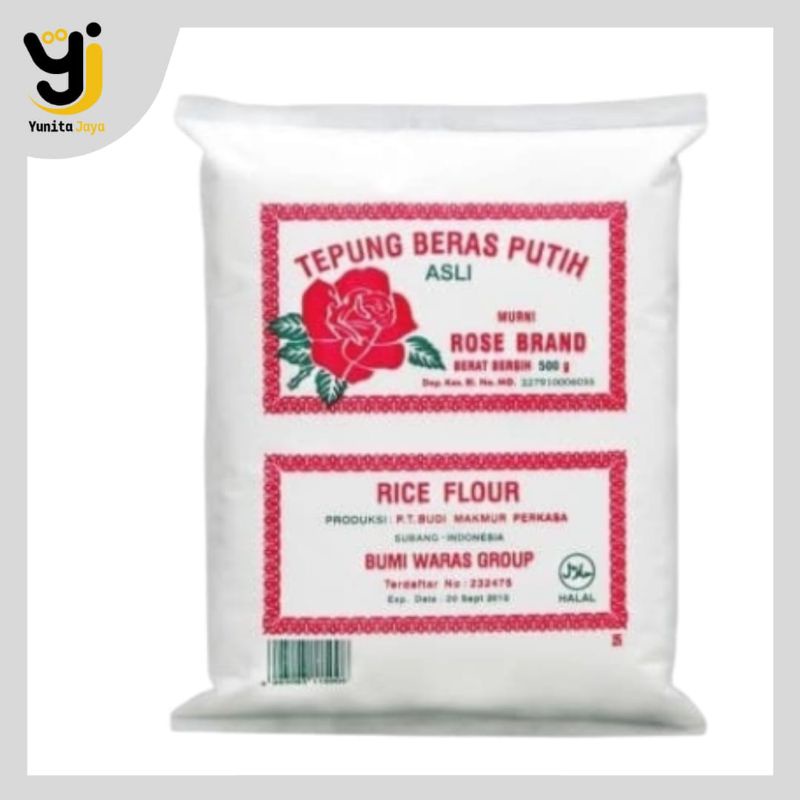 

[YUNITA JAYA] TEPUNG BERAS ROSE BRAND 500g