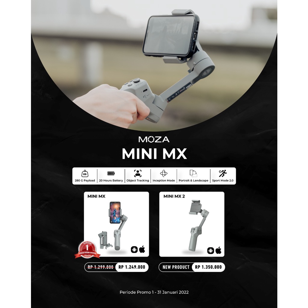 Moza Mini MX 2 Gimbal Stabilizer Original