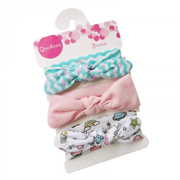 Bandana Bayi 3in1 Headband Baby isi 3 Bandana Pita Bayi Anak Bando Bow Knot Headband Babymaniashop