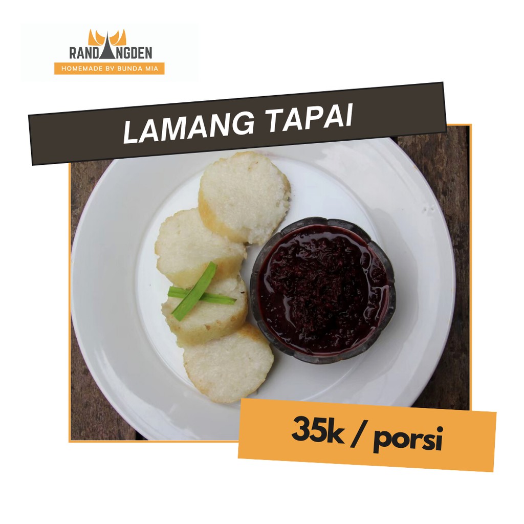 

LAMANG TAPAI 400 gr porsi berdua