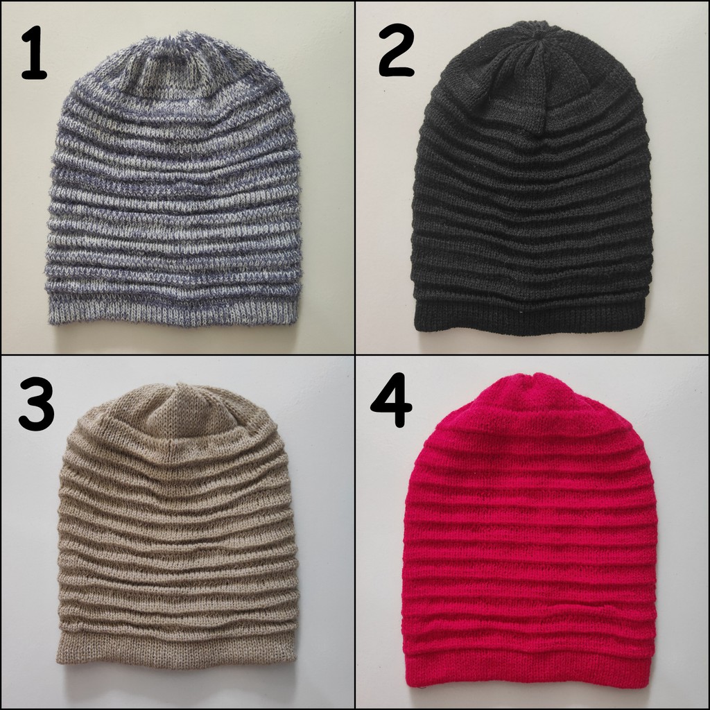 Kupluk beanie rajut KERUT anak LCKup-KERUTANAK