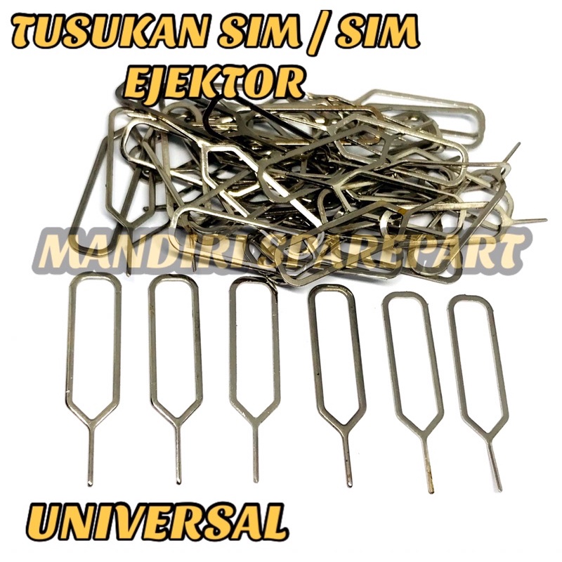 Sim Tray Ejector Ejektor Tusukan HP Tusukan Kartu Sim universal
