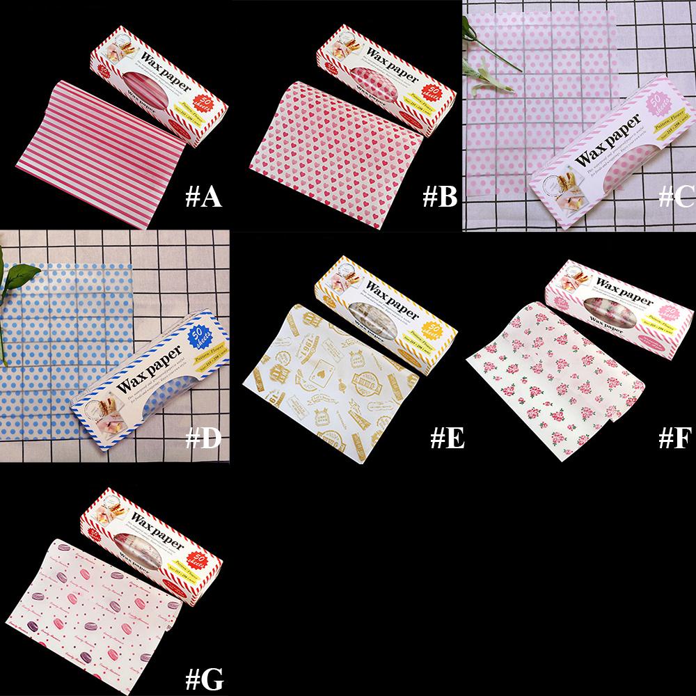 【 ELEGANT 】 Kertas Wax Burger Roti Wrapping Paper Alat Baking Food Grade Oilpaper