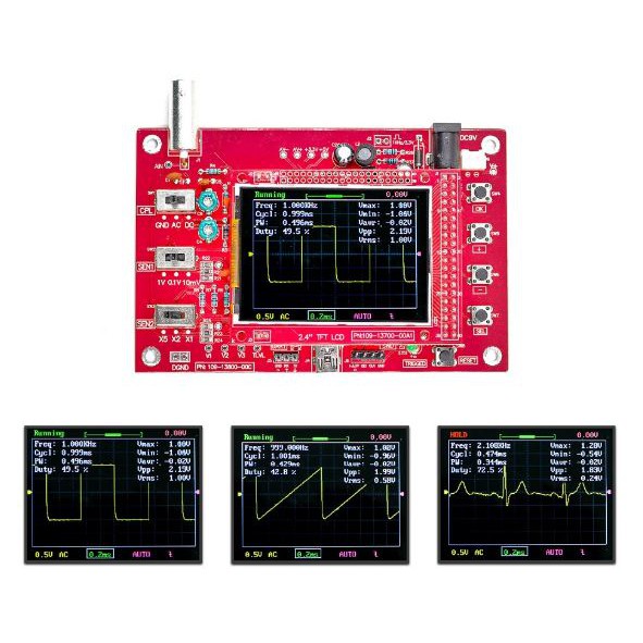 Digital Oscilloscope DSO138 Module Kit Osiloskop Osciloscop Osiloskop 2.4 inch TFT LCD Display IMsps