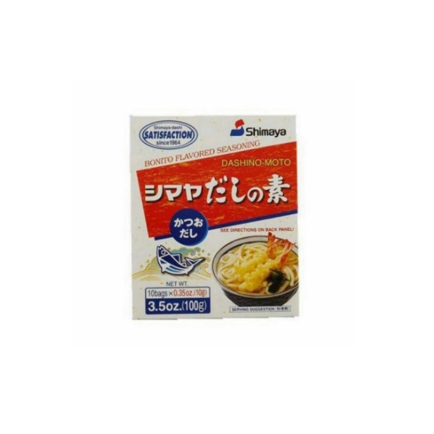

Shimaya Dashino moto Bonito Flavored Seasoning 100gr (10x10gr) | Dashi