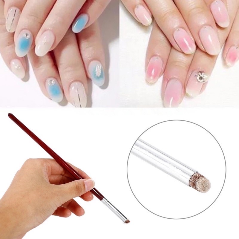 Nail Art Brush  Gradasi Ombree Brush Nail desain Nail art