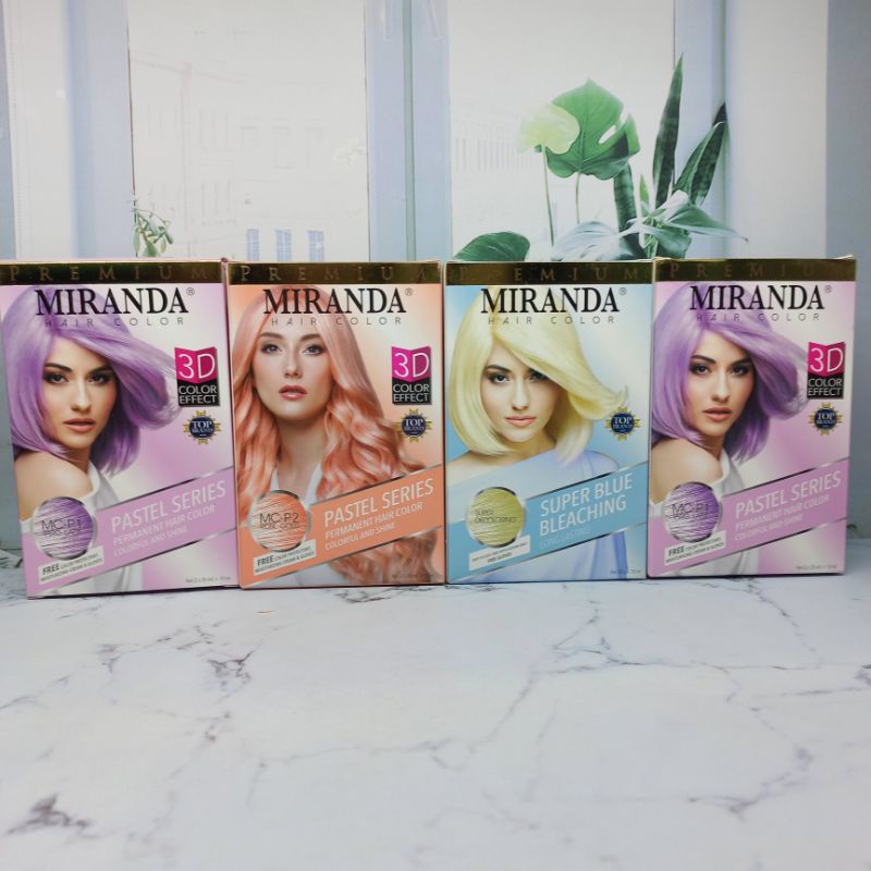 MIRANDA PASTEL SERIES HAIR COLOR 4 VARIAN WARNA