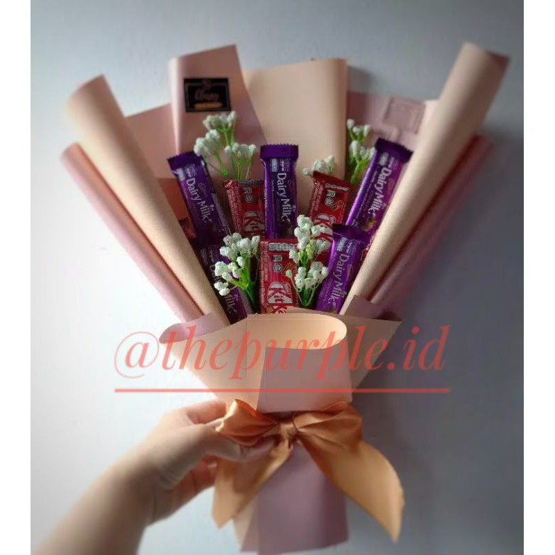 

Hand Bouquet Chocolate Dried Flower / buket coklat bunga kering