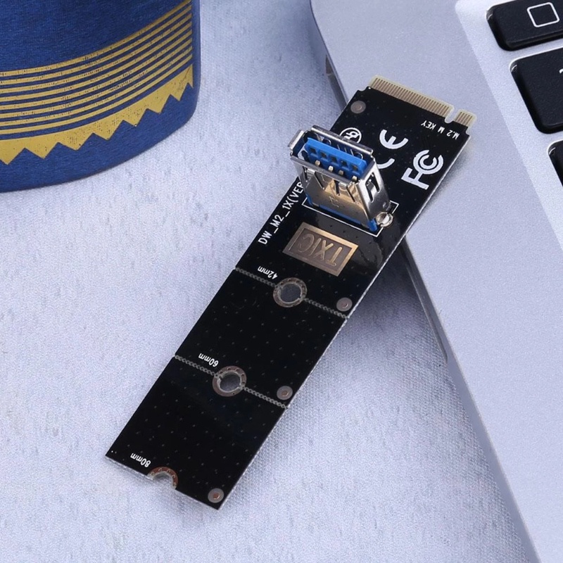 Btsg Untuk M.2 Ke USB3.0 Converter Adapter Kartu Grafis Extender Transfer Slot PCI-E