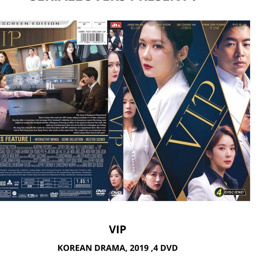 Stok terbatas.. JUAL DVD DRAKOR VIP (2019)