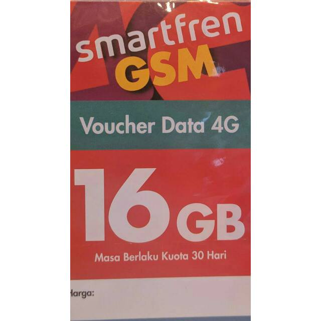 Smartfren Kuota 16gb