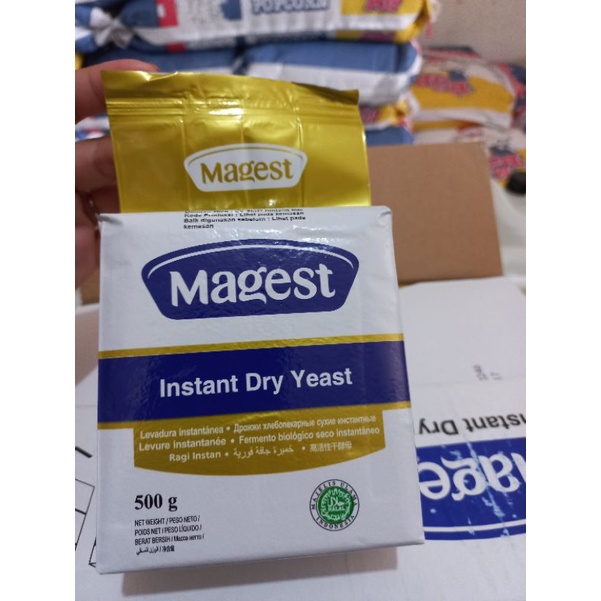 INSTANT DRY YEAST/RAGI INSTANT MAGEST/ANGEL YEAST 500 GRAM ORI MURAH