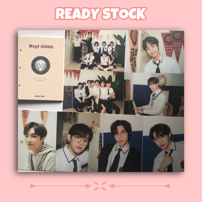 [Ready] Sharing Postcard WayV Back To School (B2S) Kun Winwin Lucas Xiaojun Hendery Yangyang Grup
