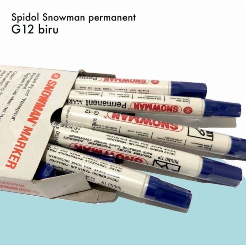 [Per PCS] Spidol SNOWMAN permanent G12