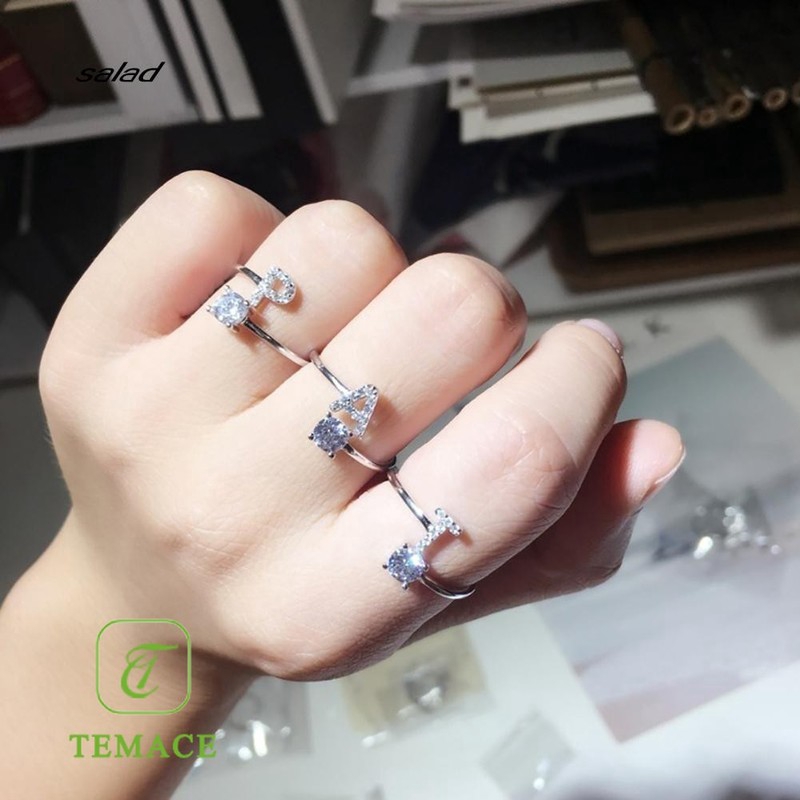 Cincin Titanium Wanita Pria Emas Warna Gold Anti Karat