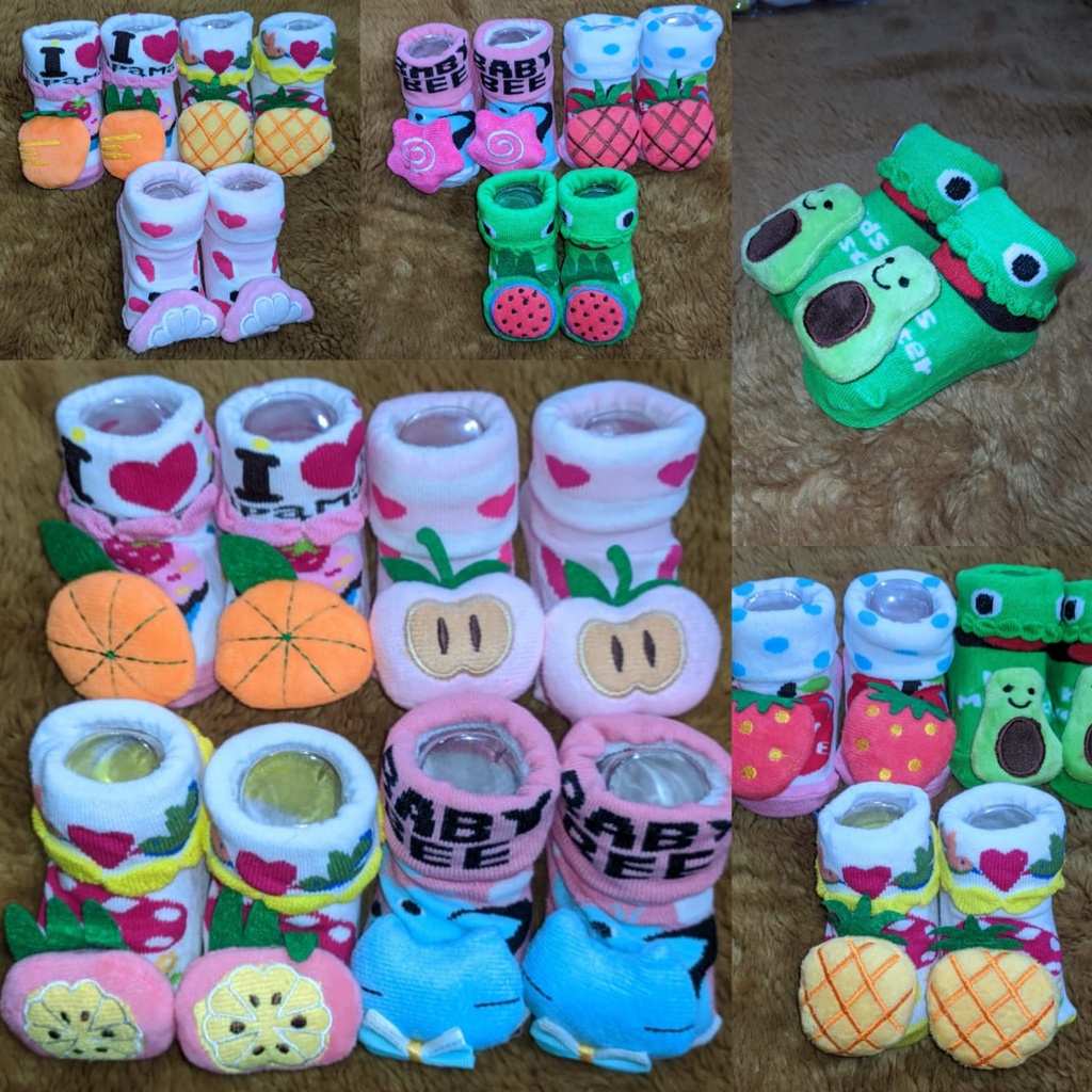 Kaos Kaki Bayi Boneka / Kaos Kaki Lucu / Kaos Kaki Bayi Murah / Kaos Kaki Anak / Kaos Kaki 3D Mika SNI