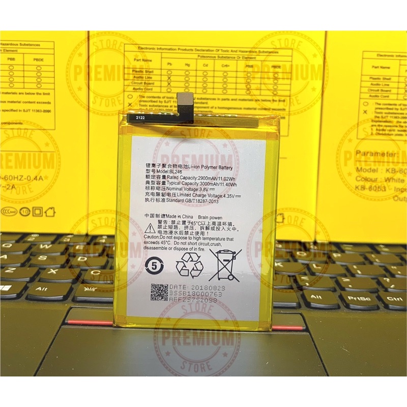 BATRE BATERAI BL246 LENOVO VIBE SHOT Z90 / Z920 BATTERY NEW BL-246