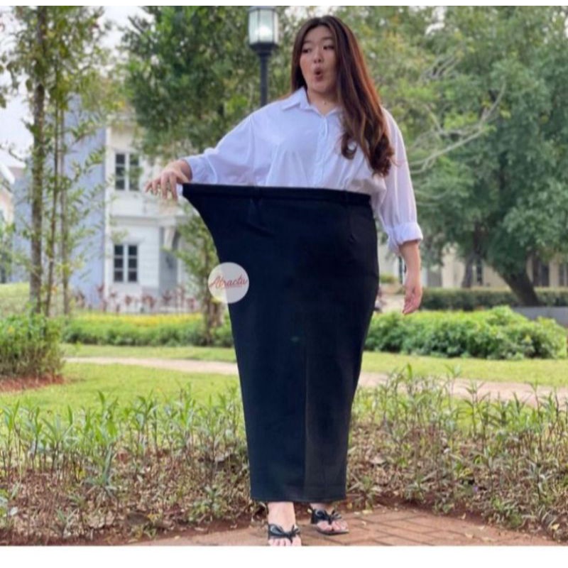 Rok Kantor Span Scuba premium Panjang / Rok kerja / Rok Pencil Scuba / Rok Span Maxi Skir-4