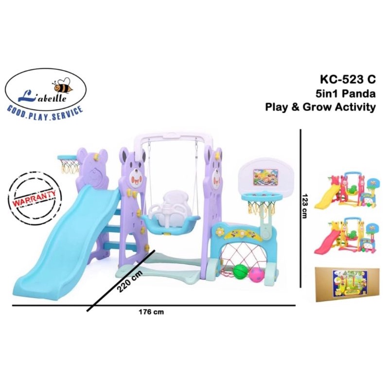 KC-523L labeille new 5in1 panda play &amp; grow activity / perosotan &amp; ayunan KC523L