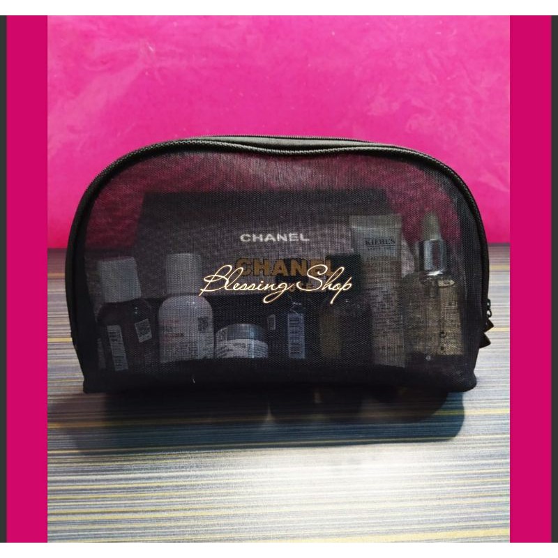 Pouch Chanel Transparan (L)