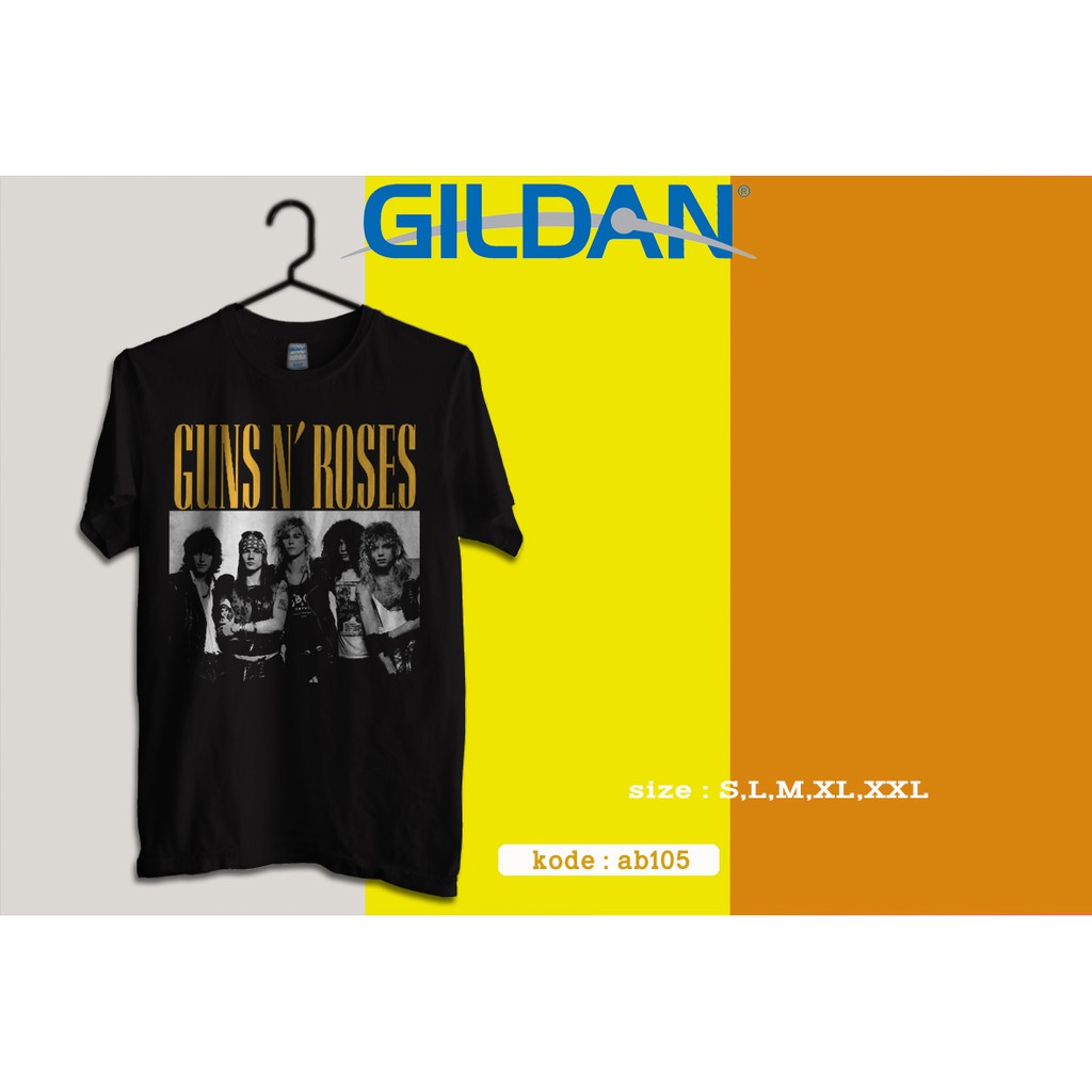 kaos guns n roses original gildan ab105