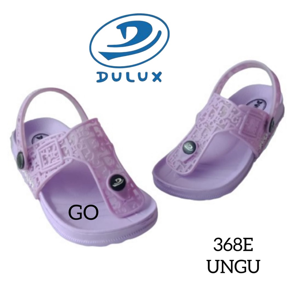 sogo DULUX 368E Sandal Jepit Anak Perempuan Model Batik Kaca Sandal Anak Lucu Tali Belakang