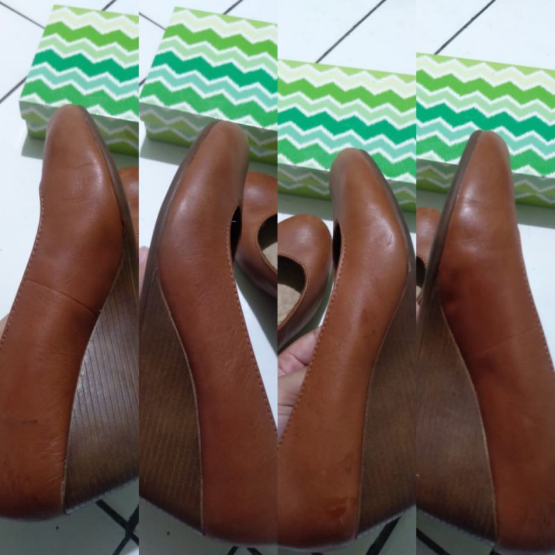 sepatu wedges hush puppies