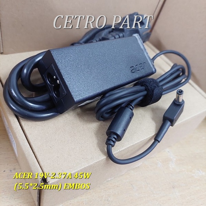 Adaptor Charger Original Laptop Acer 19v - 2.37a (5.5*2.5mm) BERGARANSI