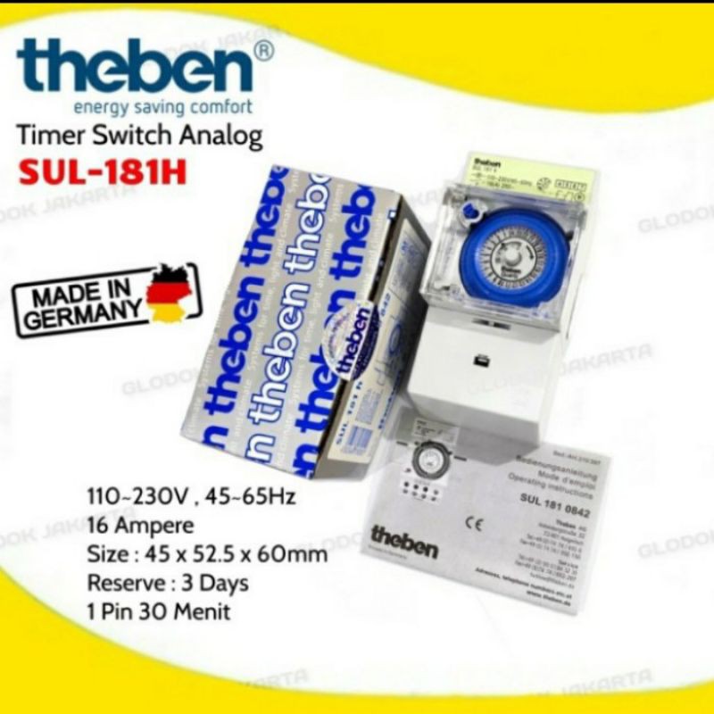 timer theben sul 181h/timer theben/theben/timer switch Analog/timer