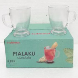 Gelas Kopi Kaca Citinova Pialaku Set isi 6 pcs Glass Mug Coffee