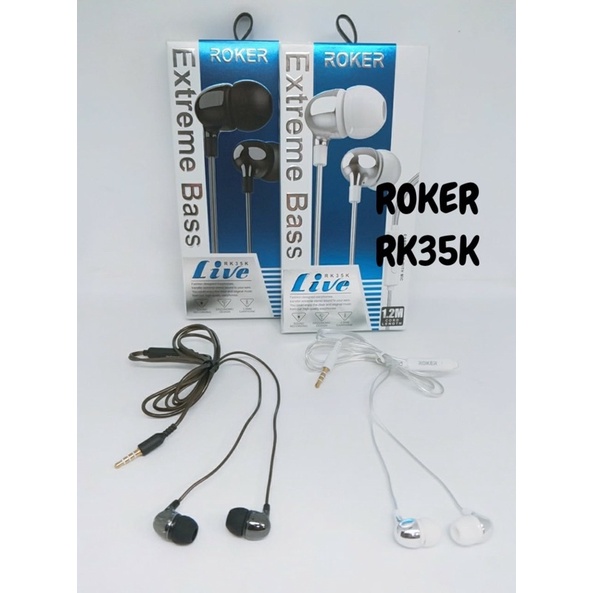 GROSIR HANDSFREE ROKER LIVE RK35K ORIGINAL HF EXTRABASS