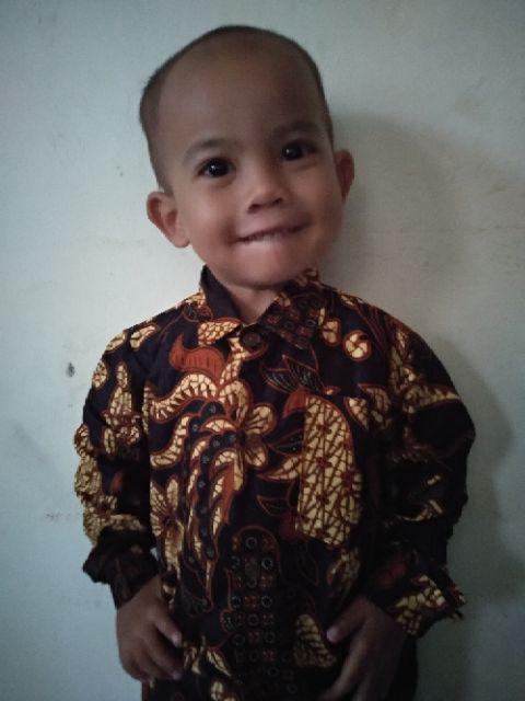 Kemeja Batik Anak Lengan Panjang