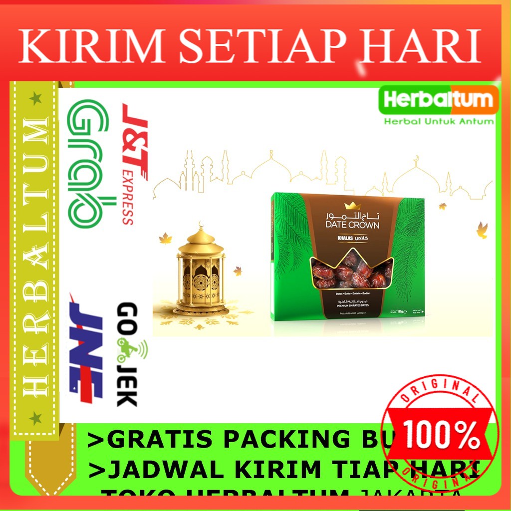 

Buah Kurma Date Crown KHALAS 1 Kg