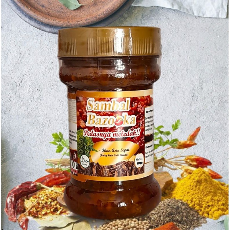 

Sambal Sepat Premium - Sambal Bazooka Ikan Asin Sepat 150gram 100% Halal