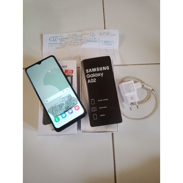 Hp Samsung Galaxy A02 Ram 3/32GB Fullset