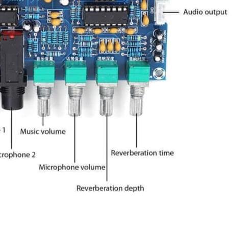 ❆ KIT ECHO MIC AUDIO REVERB XH-M173 PT2399 MICROPHONE ➲