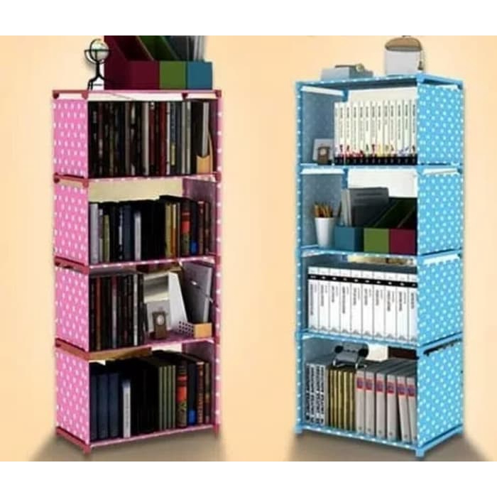 Rak buku portable 5 susun / Rak buku serbaguna