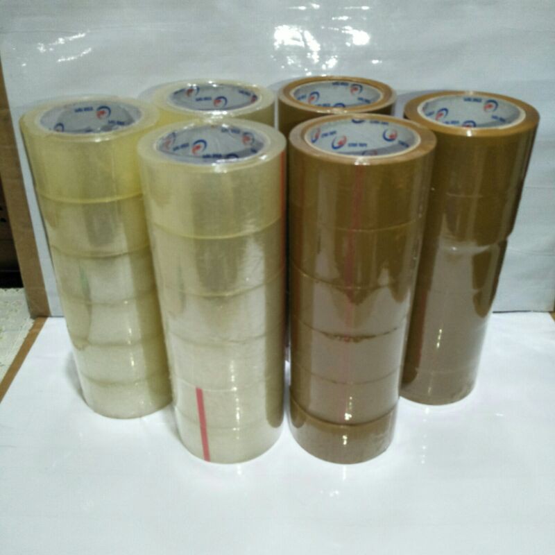 LAKBAN BENING/COKLAT STAR TAPE 48MMx90YARD/LAKBAN BAGUS