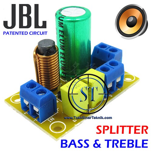 Kit Crossover JBL 2 Way Splitter Filter Pengaman Pembagi Suara Speaker