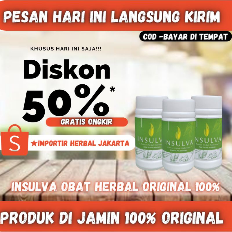 INSULVA ASLI 100% ORIGINAL OBAT DIABETES AMPUH DIJAMIN BERKHASIAT