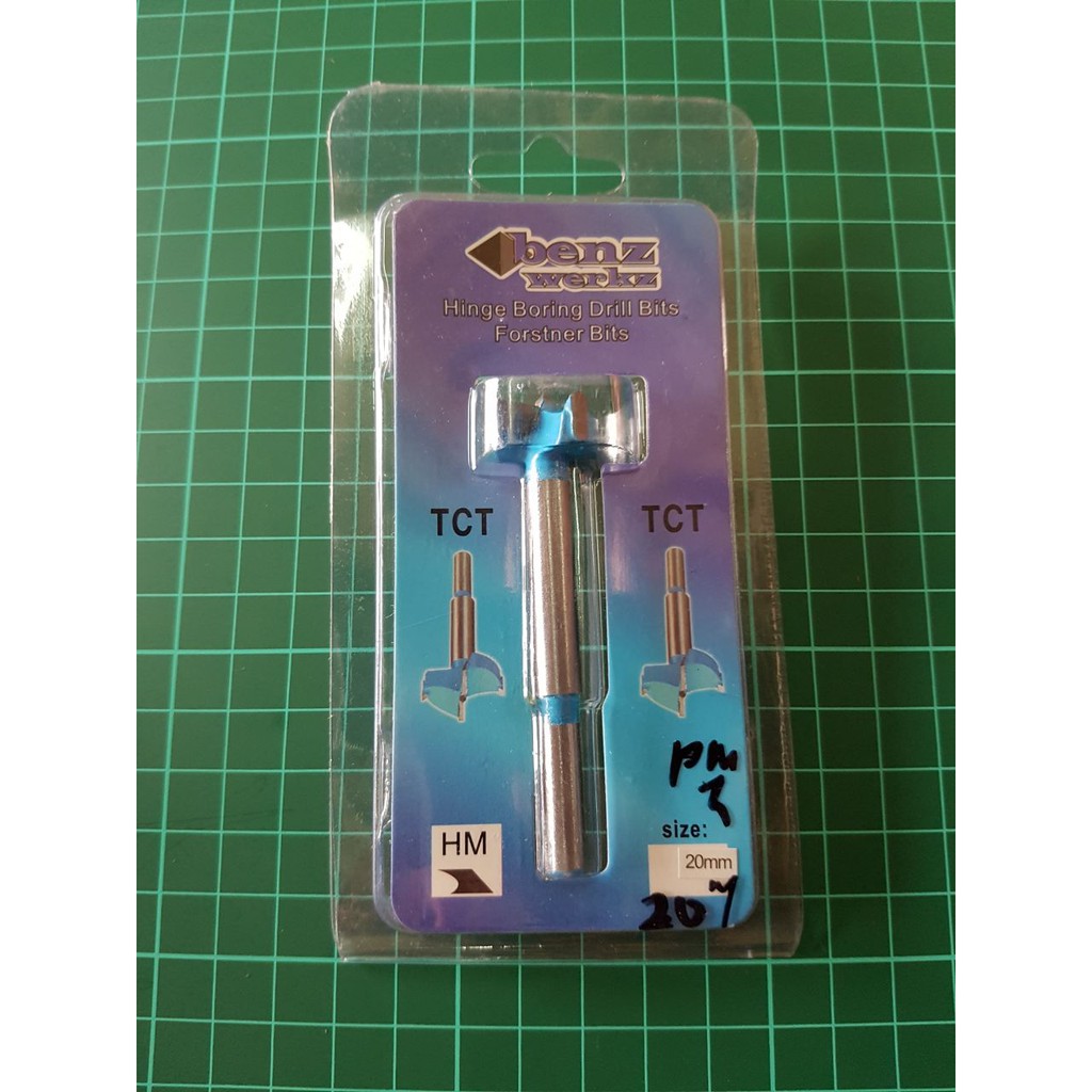 Hinge Boring Drill Bits Untuk Bor Kayu Ukuran 20 mm Merk Benz Werk