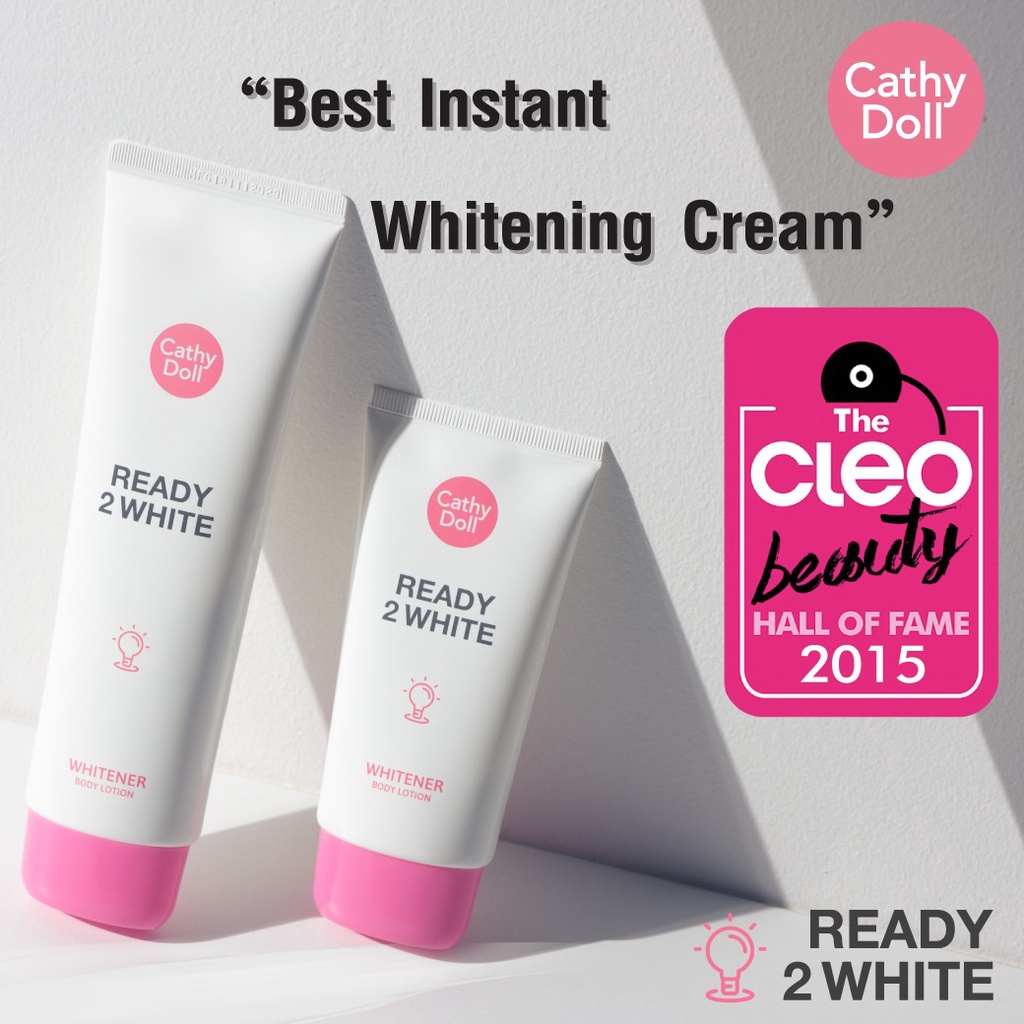 TERMURAH CATHY DOLL Ready 2 White Whitener Body Lotion 150 ml ORIGINAL