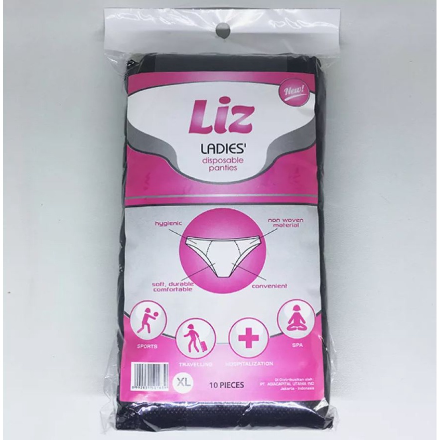 Liz Ladies Disposable Panties Celana  Dalam  Wanita Untuk 