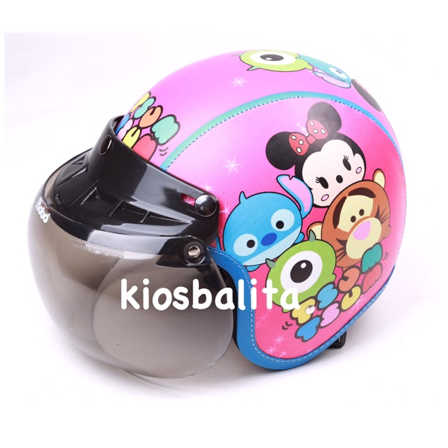 FREE BUBBLE WRAP!!  HELM BOGO ANAK MOTIF PRINTING  / HELM MURAH BOGO / HELM KARAKTER HIGH QUALITY