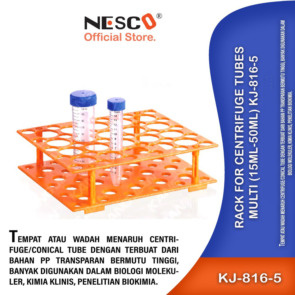 Rack for Centrifuge Tubes Multi (15ml-50ml) KJ-816-5