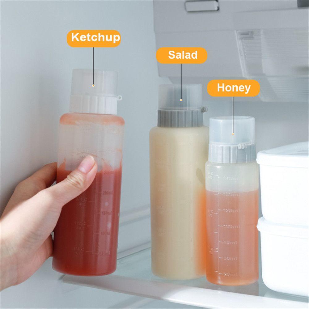 Chookyy Botol Bumbu Saos Cuka Anti Bocor Alat Dekorasi Kue Tahan Debu Perlengkapan Baking Dapur Gadget Dispenser Bottle