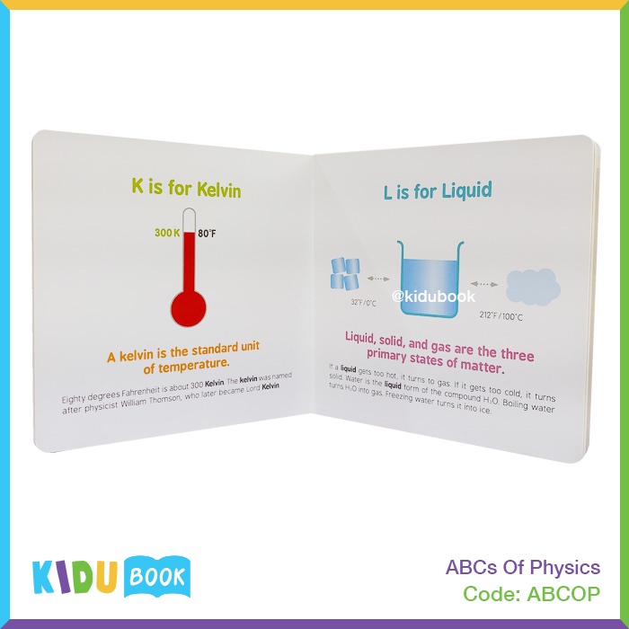 Buku Cerita Bayi dan Anak ABCs Of Physics Kidu Baby