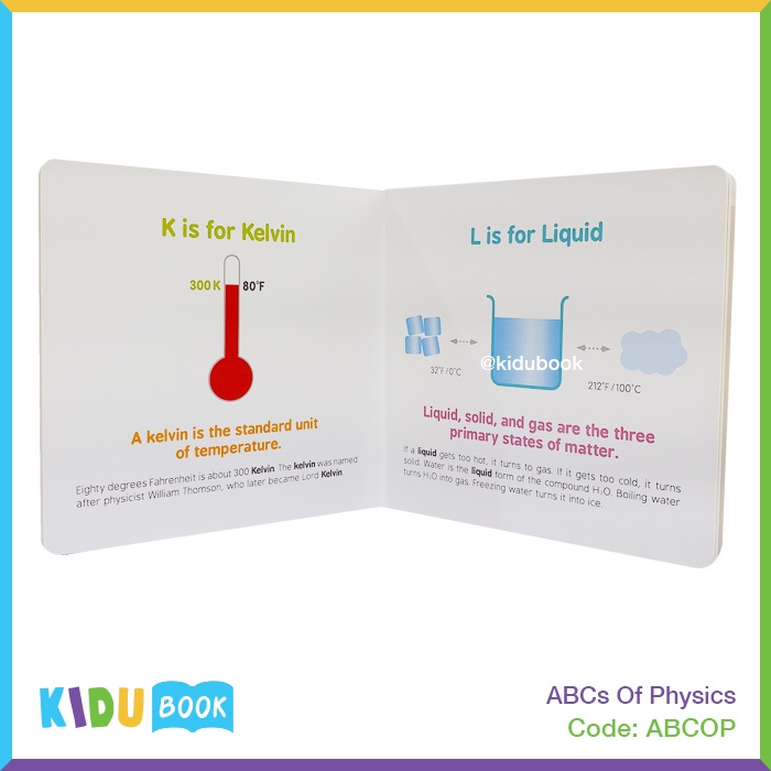 Buku Cerita Bayi dan Anak ABCs Of Physics Kidu Baby