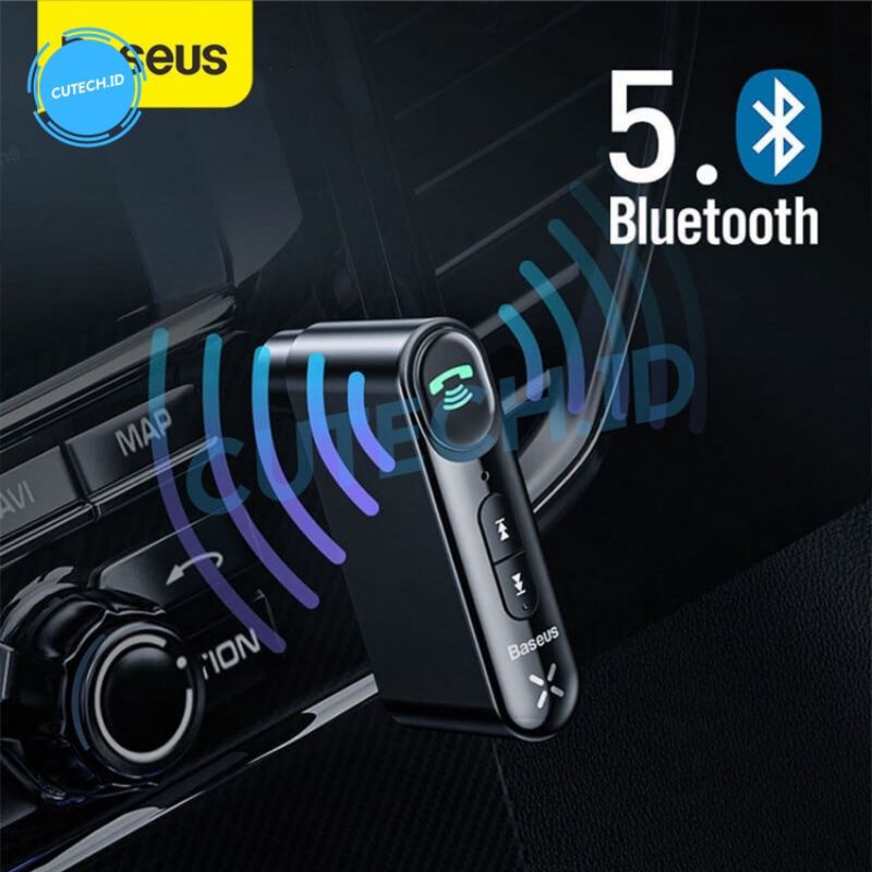 Baseus Car Bluetooth Receiver Aux 3.5MM Wireless Audio Receiver